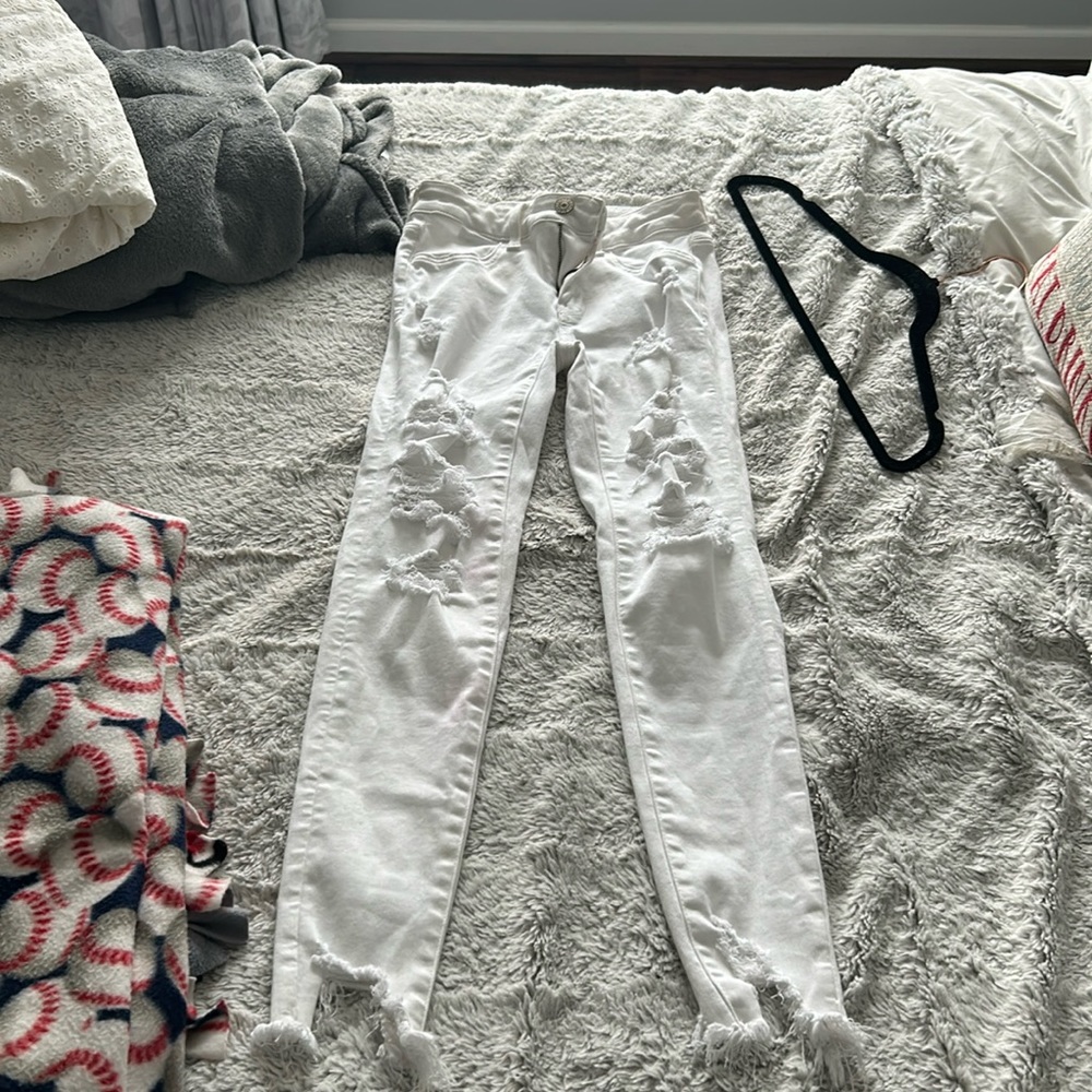 american eagle next level stretch jeans. size 0 regular